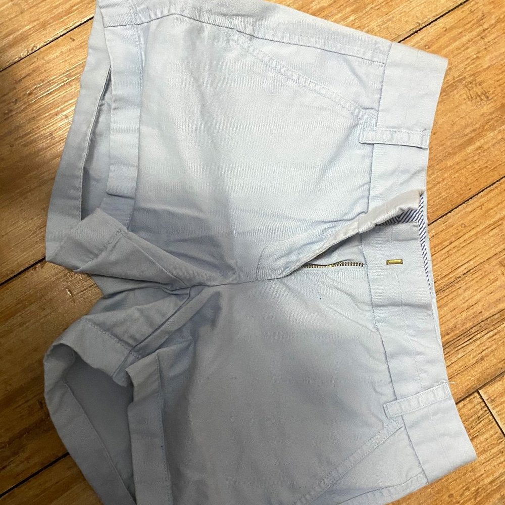 J Crew Chino Blue Shorts
